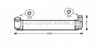 AVA QUALITY COOLING rta4411 -  Интеркулер